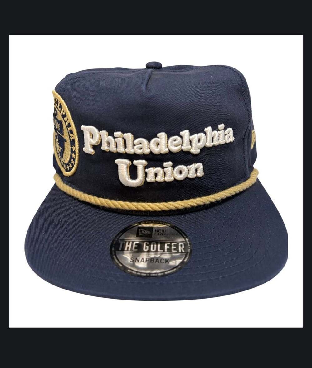 New Era Philadelphia Union Navy The Golfer Heritage Snapback Hat